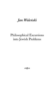 Picture of Philosophical Excursions into Jewish Problems