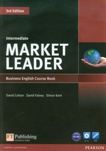 Obrazek Market Leader Intermediate Business English Course Book + DVD B1