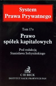 Picture of Prawo spółek kapitałowych Tom 17B