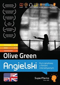 Picture of Olive Green Kurs językowy z filmem interaktywnym poziom podstawowy A1-A2 średni B1-B2 i zaawansowany