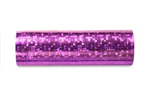 Obrazek Serpentyny holograficzne różowy 3,8m 18szt