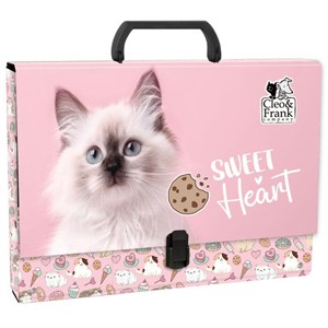 Picture of Teczka twarda z rączką Cleo i Frank TTRCF45