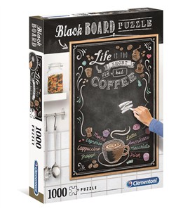 Obrazek Puzzle Blackboard Coffee 1000