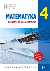 Picture of Matematyka 4 Podręcznik Zakres rozszerzony Liceum Technikum