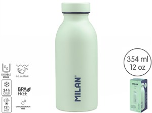 Obrazek Butelka termiczna Milan 1918 zielona 345 ml