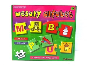 Picture of Puzzle edukacyjne 48 wesoły alfabet