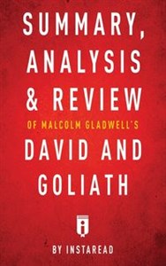 Obrazek Summary, Analysis & Review of Malcolm Gladwell's David and Goliath by Instaread