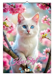 Obrazek Kalendarz 2026 A3 Koci Styl V5