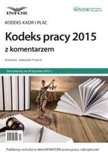 Obrazek KODEKS PRACY 2015 z komentarzem Kodeks Kadr i Płac