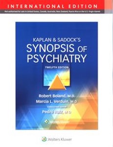 Picture of Kaplan & Sadock's Synopsis of Psychiatry Twelfth Edition