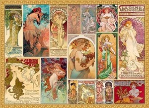 Picture of Puzzle 3000 Collage, Alfons Mucha