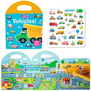 Obrazek Książeczka z naklejkami Pojazdy