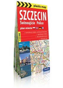 Picture of Plastic map Szczecin,Świnoujście,Police plan miast
