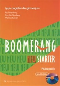 Obrazek Boomerang New Starter Podręcznik z płytą CD Język angileski Gimnazjum