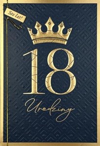 Picture of Karnet B6 Urodziny 18