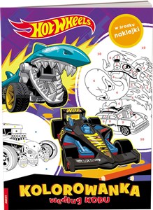 Obrazek Hot Wheels Kolorowanka według kodu KKO-1601