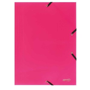 Obrazek Teczka A4 z gumką różowa