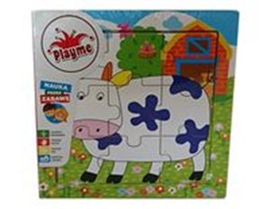 Picture of Układanka drewniana krowa 9