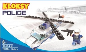 Picture of Klocki Kloksy Policja helikopter 156 elementów