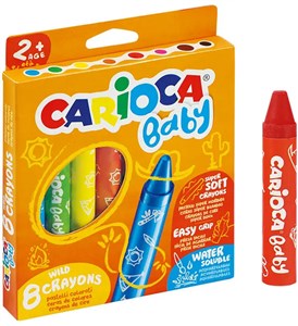 Obrazek Kredki pastele olejne Baby Carioca 8 kolorów