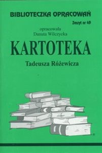 Picture of Biblioteczka Opracowań Kartoteka Tadeusza Różewicza Zeszyt nr 49
