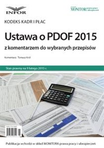 Picture of USTAWA O PDOF 2015 Kodeks Kadr i Płac