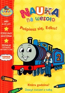 Picture of Tomek i przyjaciele Nauka na wesoło Pośpiesz się Edku Która godzina? Zeszyt ćwiczeń z kalką
