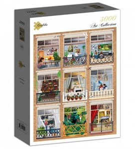 Obrazek Puzzle 3000 Życie w domu