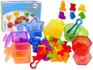 Picture of Sorter gumowe zwierzątka 36el