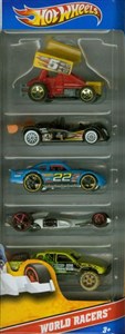 Obrazek Hot Wheels World racers pięciopak