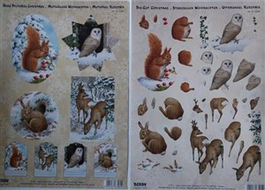 Obrazek Zestaw 2 arkuszy A4 3D sztancowane