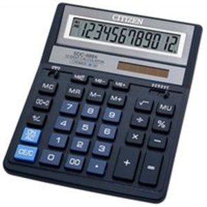 Picture of Kalkulator biurowy CITIZEN SDC-888XBL 12-cyfrowy niebieski