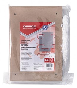 Picture of Fascykuła A4 220x320mm brązowa 25szt