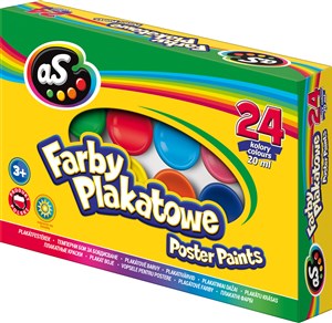 Picture of Farby As plakatowe Astra 24 kolory 20 ml