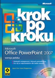 Picture of Microsoft Office PowerPoint 2007 + CD Krok po kroku. Wersja polska