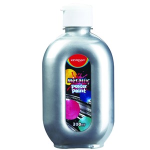 Picture of Farba plakatowa metaliczna srebrna 300ml