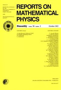 Picture of Reports On Mathematical Physics 90/2 Eksport