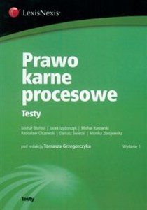 Picture of Prawo karne procesowe Testy