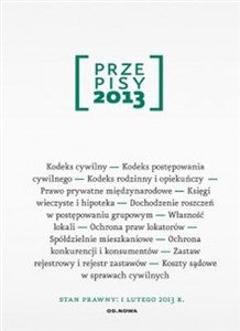 Picture of Przepisy 2013 Zbiór cywilny