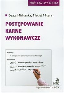 Picture of Postępowanie karne wykonawcze