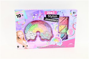 Obrazek Zestaw koralików tęcza