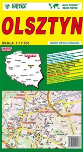 Picture of Olsztyn 1:17 500 plan miasta PIĘTKA