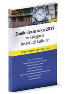 Picture of Zamknięcie roku 2019 w księgach instytucji kultury