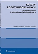 Koszty rob... - Radosław Sekunda, Lidia Więcław-Bator - Ksiegarnia w UK