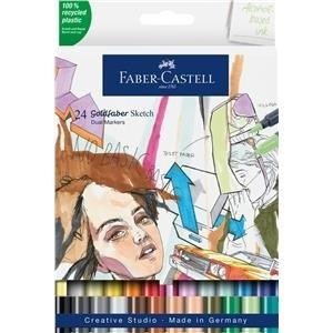 Obrazek Pisak dwustronny Goldfaber 24 kol. FABER CASTELL