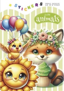 Picture of Kolorowanka 135x190 z naklejkami Urocze zwierzaki