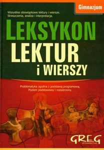 Obrazek Leksykon lektur i wierszy Gimnazjum