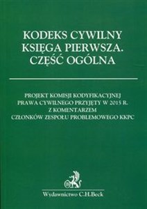 Obrazek Kodeks cywilny Księga I Część ogólna