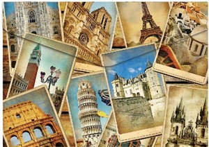 Picture of Koperta A4 na napę z nadrukiem Cities