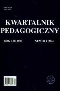 Obrazek Kwartalnik pedagogiczny nr 4 2007 + CD
